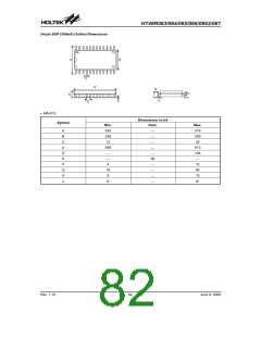 浏览型号HT48R063的Datasheet PDF文件第82页