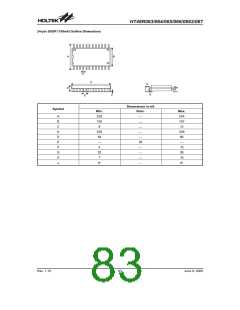 浏览型号HT48R063的Datasheet PDF文件第83页