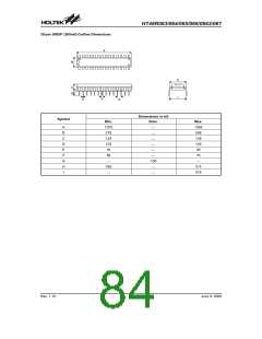 浏览型号HT48R063的Datasheet PDF文件第84页