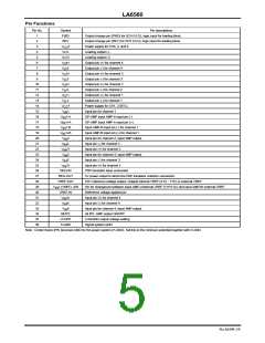 浏览型号LA6560的Datasheet PDF文件第5页