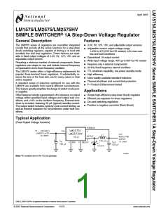 浏览型号LM2575S-ADJEP的Datasheet PDF文件第1页