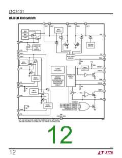 浏览型号LTC3101EUF-PBF的Datasheet PDF文件第12页