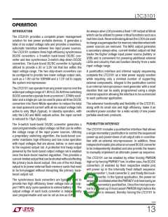 浏览型号LTC3101EUF-PBF的Datasheet PDF文件第13页