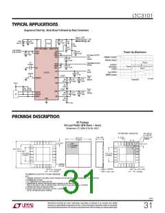 浏览型号LTC3101EUF-PBF的Datasheet PDF文件第31页