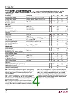 浏览型号LTC3101EUF-PBF的Datasheet PDF文件第4页