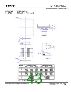 浏览型号M12L2561616A-6BIG的Datasheet PDF文件第43页