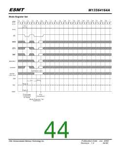 浏览型号M13S64164A_09的Datasheet PDF文件第44页