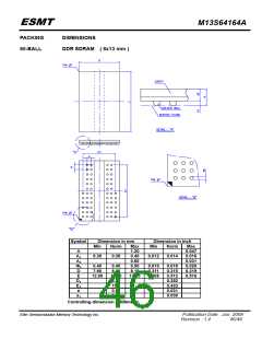 浏览型号M13S64164A_09的Datasheet PDF文件第46页