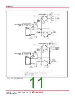 浏览型号M3455AGCFP的Datasheet PDF文件第11页
