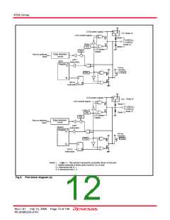 浏览型号M3455AGCFP的Datasheet PDF文件第12页