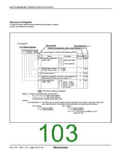 浏览型号M37161EFSP的Datasheet PDF文件第103页