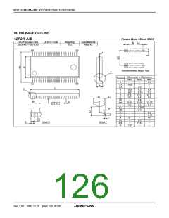 浏览型号M37161EFSP的Datasheet PDF文件第126页