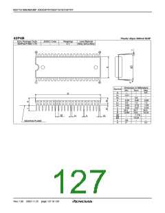 浏览型号M37161EFSP的Datasheet PDF文件第127页
