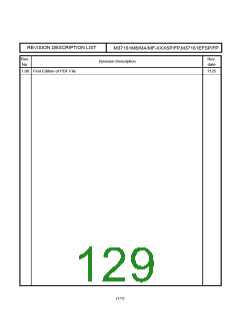 浏览型号M37161EFSP的Datasheet PDF文件第129页