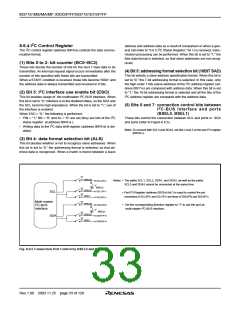 浏览型号M37161EFSP的Datasheet PDF文件第33页