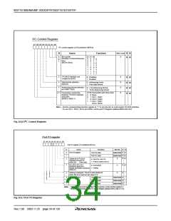 浏览型号M37161EFSP的Datasheet PDF文件第34页