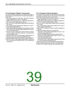 浏览型号M37161EFSP的Datasheet PDF文件第39页