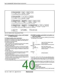 浏览型号M37161EFSP的Datasheet PDF文件第40页