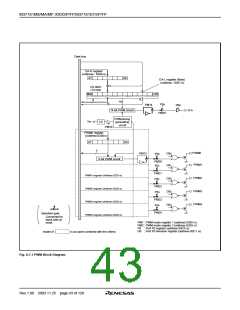 浏览型号M37161EFSP的Datasheet PDF文件第43页