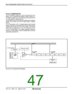 浏览型号M37161EFSP的Datasheet PDF文件第47页