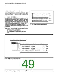 浏览型号M37161EFSP的Datasheet PDF文件第49页