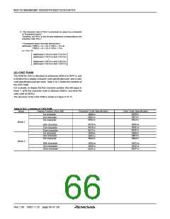 浏览型号M37161EFSP的Datasheet PDF文件第66页