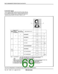 浏览型号M37161EFSP的Datasheet PDF文件第69页