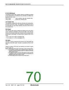 浏览型号M37161EFSP的Datasheet PDF文件第70页