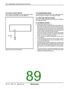 浏览型号M37161EFSP的Datasheet PDF文件第89页