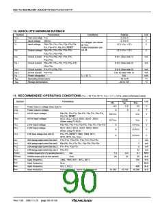 浏览型号M37161EFSP的Datasheet PDF文件第90页