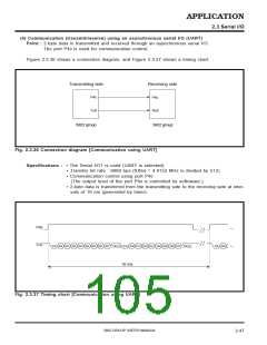 浏览型号M38027M5-XXXFP的Datasheet PDF文件第105页