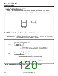 浏览型号M38027M5-XXXFP的Datasheet PDF文件第120页