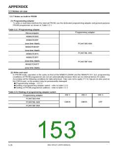 浏览型号M38027M5-XXXFP的Datasheet PDF文件第153页