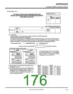 浏览型号M38027M5-XXXFP的Datasheet PDF文件第176页