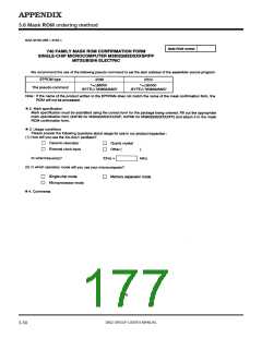 浏览型号M38027M5-XXXFP的Datasheet PDF文件第177页