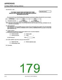 浏览型号M38027M5-XXXFP的Datasheet PDF文件第179页