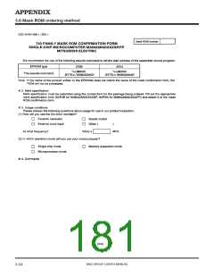浏览型号M38027M5-XXXFP的Datasheet PDF文件第181页