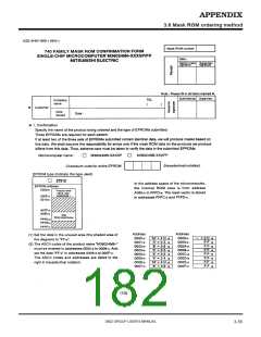 浏览型号M38027M5-XXXFP的Datasheet PDF文件第182页