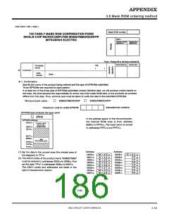 浏览型号M38027M5-XXXFP的Datasheet PDF文件第186页