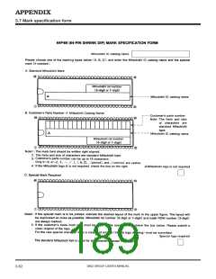 浏览型号M38027M5-XXXFP的Datasheet PDF文件第189页