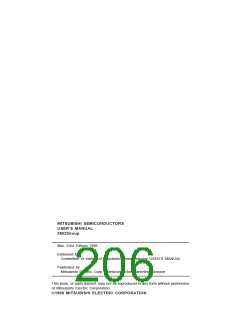 浏览型号M38027M5-XXXFP的Datasheet PDF文件第206页