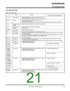 浏览型号M38027M5-XXXFP的Datasheet PDF文件第21页