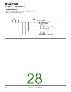 浏览型号M38027M5-XXXFP的Datasheet PDF文件第28页
