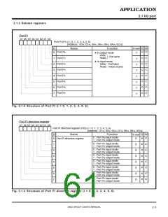 浏览型号M38027M5-XXXFP的Datasheet PDF文件第61页