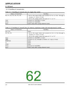 浏览型号M38027M5-XXXFP的Datasheet PDF文件第62页