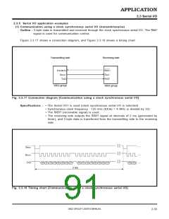 浏览型号M38027M5-XXXFP的Datasheet PDF文件第91页