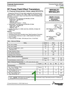 浏览型号MRF284的Datasheet PDF文件第1页