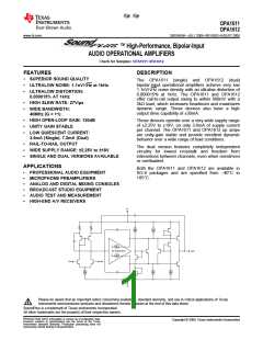 浏览型号OPA1612的Datasheet PDF文件第1页