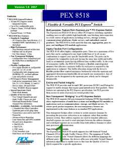 浏览型号PEX8518的Datasheet PDF文件第1页