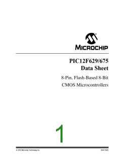 浏览型号PIC12F675-I/SNG的Datasheet PDF文件第1页